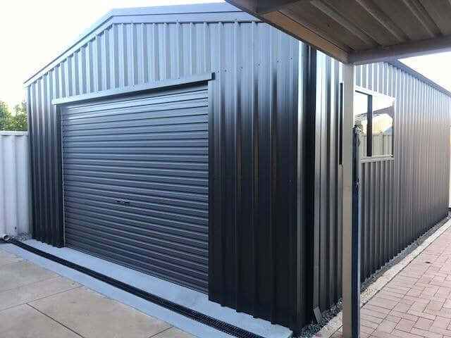 3100mm High x 3100mm Wide Domestic Windstrong Roller Door Pale Eucalypt (Special - Rockhampton)