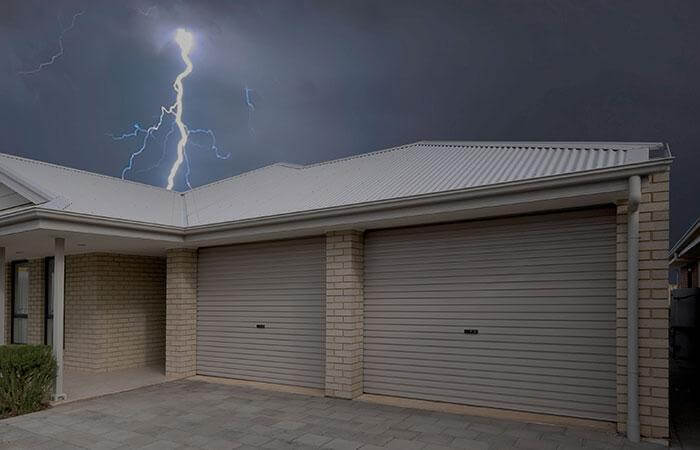 2800mm High Domestic Windstrong Roller Door