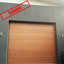 Sectional 4 panel Door 1920-2180mm high,  Merlin Opener included