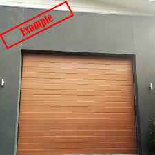 Sectional 4 panel Door 1920-2180mm high, Merlin Opener included