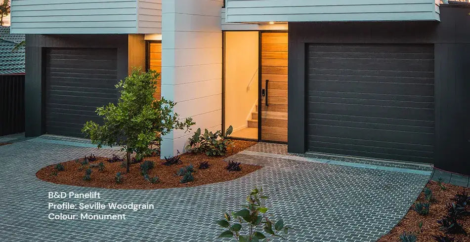Nullarbor Panel Lift Icon garage door by B&D