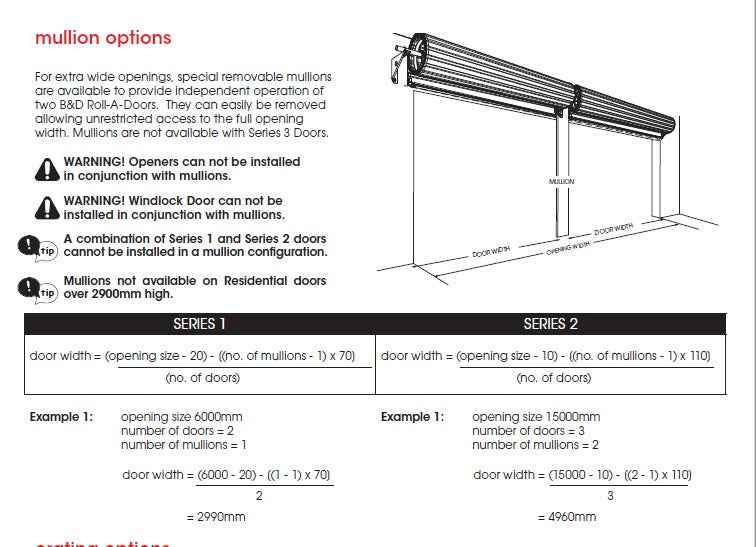 2700mm High B&D Rollmasta® Roller Door